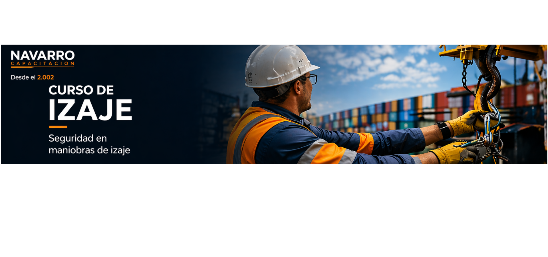 Curso de izaje y seguridad en maniobras industriales